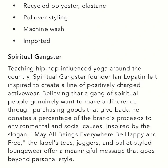 Spiritual Gangster Active Dress - Picture 6 of 6